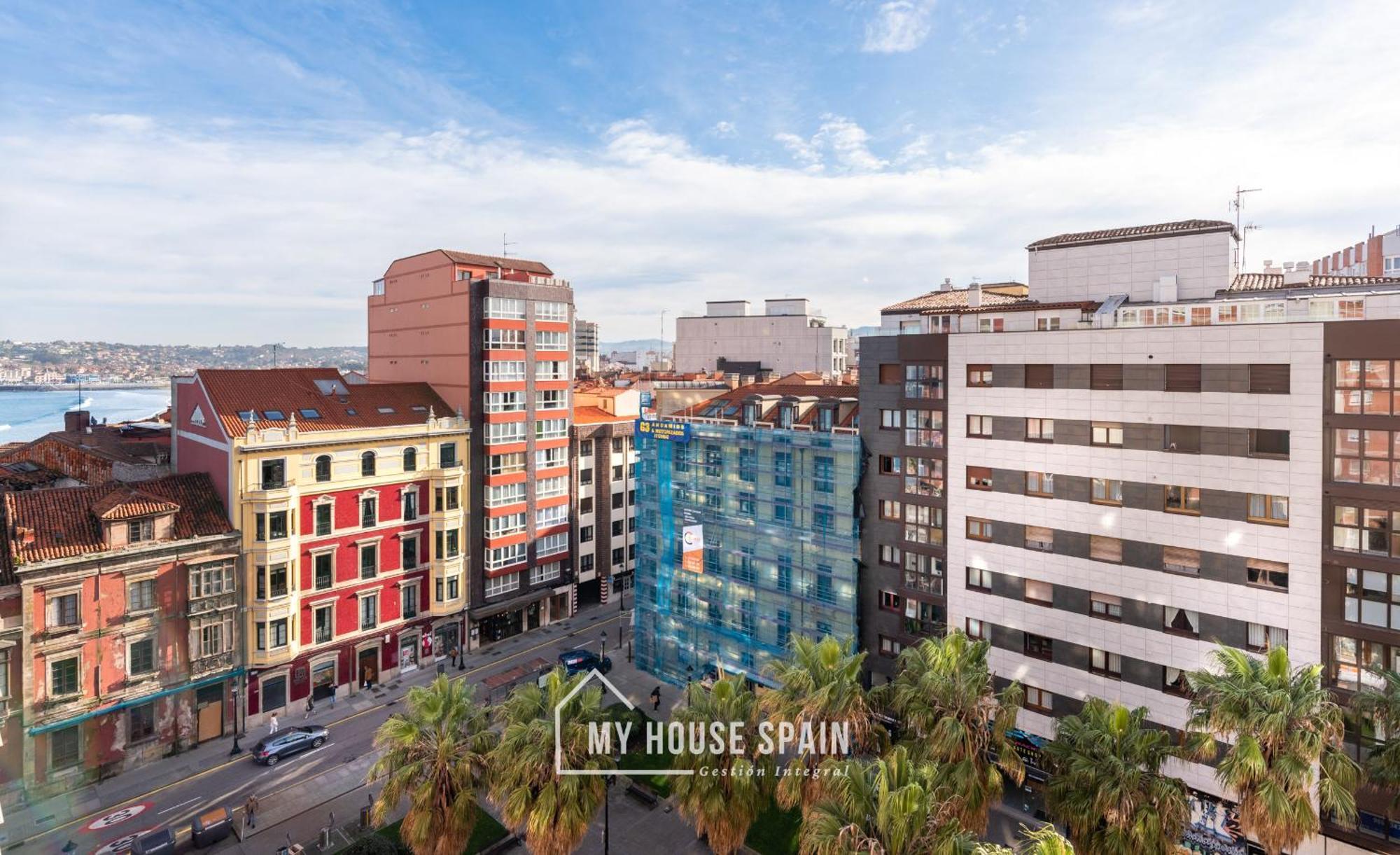 Myhousespain - Radiante Piso Junto A La Playa Gijón Exteriér fotografie